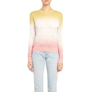 Theory Dual Ombré Linen Blend Sweater